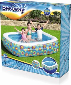 Bestway nafukovací bazén Kvety 229 x 152 x 56 cm 54120