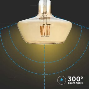 LED Žiarovka FILAMENT T180 E27/8W/230V 1800K