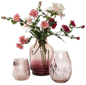 Dekoratívna váza CARLY 14x38 CM ružová