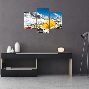 Obraz - Kempovanie v horách (90x60 cm)