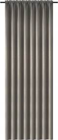 Záves OXFORD 140x270 cm, sivo-hnedý Zavesenie: Riasiaca páska