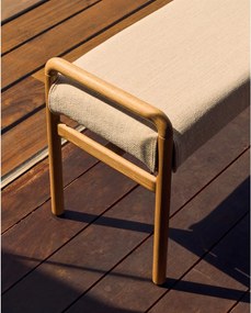 Lavica v krémovej a prírodnej farbe Macaret – Kave Home