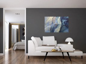 Obraz - Abstrakcia alkoholovým atramentom (90x60 cm)