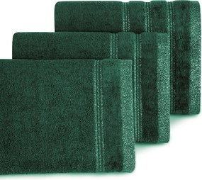 FROTÉ UTERÁK GLORY11 SADA 3KS 70X140 CM TMAVOZELENÁ