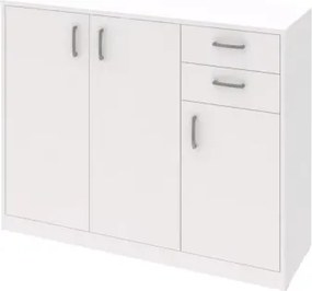 Široká komoda Mega 38, biela%