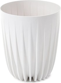 Kvetináč MIRA 145 mm ECO RECYCLED – biely *9126*9058*