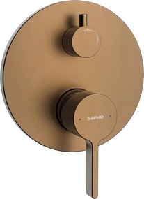 Sapho Sapho, ICONIC podomietková sprchová batéria, 2 výstupy, medená matná, AF042PG