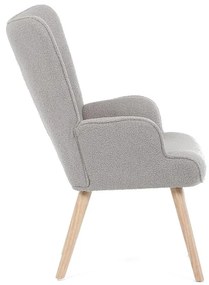 BONTEC Kreslo ušiak, šedá látka, AK-309 GREY2 Farba: Šedá