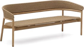 Záhradná pohovka z masívu akácie v béžovej a prírodnej farbe Arinella – Kave Home