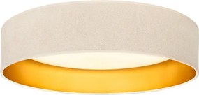 BRILAGI-LED Stropné svietidlo VELVET SIMPLE LED/24W/230V 3000K priemer 45 cm krémová/zlatá