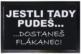 Predložka Flákanec 40x60 cm, 40x60, čierna, Mercury Flooring