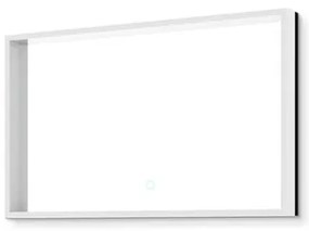 Zrkadlo so senzorom SAT Vision 60x100 cm transparent SATZVIOBLED60100