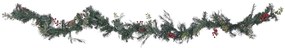 Vianočná girlanda so svetielkami 270 cm zelená ELBRUS Beliani