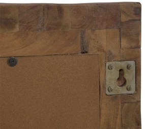 furniture-nabytek.cz - Masívne zrkadlo Abadi z akáciového a mangového dreva, lakované, hnedé – 75×63 cm