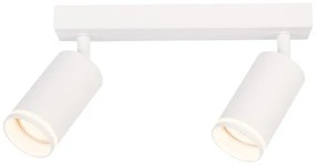 Bodové svietidlo PIPE 2xGU10/10W/230V biela