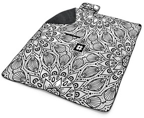 Sablio Plážová deka Biele mehendi: 200x140 cm