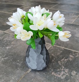 HRADIL Váza flín mozaika 12 cm Farba: Stříbrná