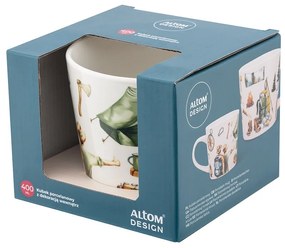 Altom Porcelánový hrnček Cestovateľ v darčekovom balení, 400 ml