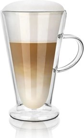 Banquet Doblo dvojstenné sklenené hrnčeky 400 ml 2 ks
