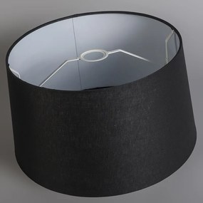 Moderné závesné svietidlo biele s tienidlom 45 cm čierne - Combi 1