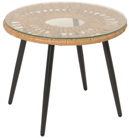 Súprava 2 kresielok a stolíka HWC-N33 - prírodná farba, čalúnenie svetlosivá