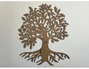 Li-Go 5742/DUB2 - LED nástenná dekorácia, LED/10 W/230 V, 90 × 110 cm, dub