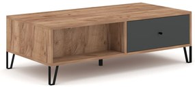 Konferenční stolek Bilbao 110 cm cm dub Craft Tobacco/grafit
