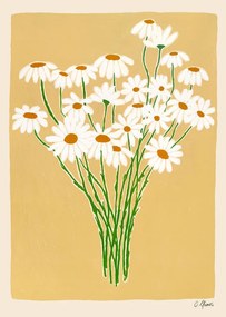 Moikka Plagát Daisies by Carla Llanos 30x40 cm