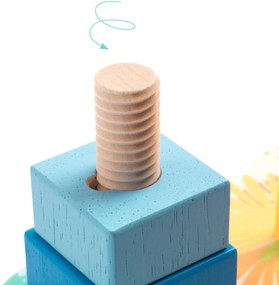 Drevené stohovacie pyramídy - 3 spôsoby stohovania