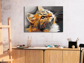Obraz - maľovaný podľa čísel Red Cat