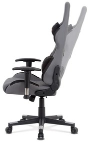 BONTEC Herné kreslo, hojdací mechanizmus, sivá, KA-F05 GREY Farba: Šedá
