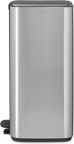 Pedálový oceľový odpadkový kôš v matne striebornej farbe 30 l Bo – Brabantia
