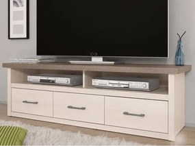 TV  skrinka Luca, dub/bielená pínia%