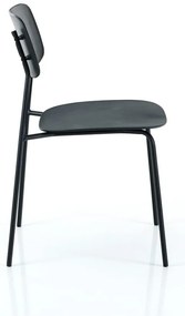 Čierne jedálenské stoličky v súprave 2 ks Primary - Tomasucci