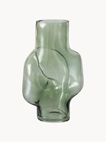 Ručne vyrobená sklenená váza Gleam, V 32 cm
