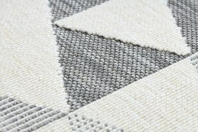 Koberec SPRING 20409662 trojuholníky Sisalový -  krémový