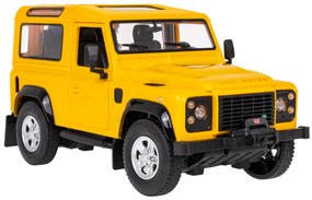 Autíčko R/C Land Rover Defender 1:14 RASTAR - žlté