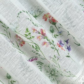 KRÁTKA ZÁCLONA NA PÁSKE SYLVIA 60X150 CM VIACFAREBNÁ