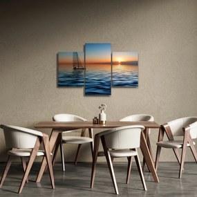 Obraz - Plachetnica na mori (90x60 cm)