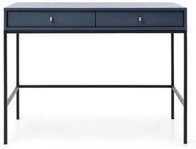 Toaletný stolík Mono II 104 cm modrý/čierny