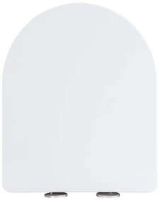 Gamma Magro, toaletné WC sedátko 438x361mm z duroplastu s pomalým zatváraním, biela, GMA-MAGRO
