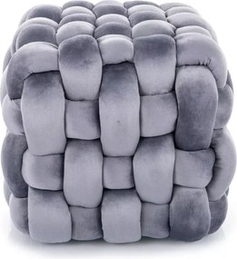 SI Faris Velvet taburetka sivý