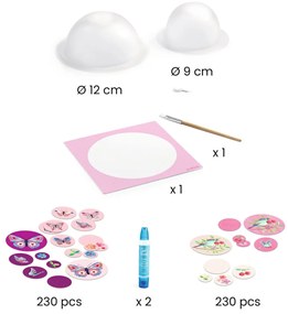 Vyrob si sám - papierové misky ružové