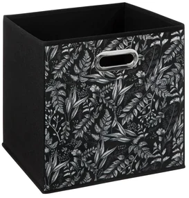 Úložný box Organic, 31x31x31 cm, čierna