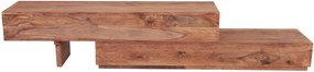 furniture-nabytek.cz - Nízka komoda pod tv z masívu palisander 260x40x40