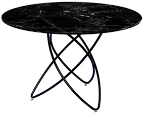 Molekular jedálenský stôl čierny  Ø120 cm