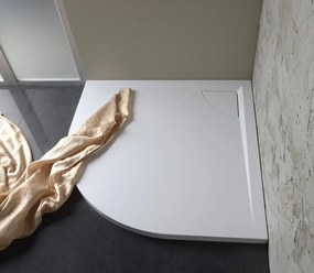 Polysan Polysan, VARESA sprchová vanička z liateho mramoru so záklopom, obdĺžnik 110x90x4cm, 72938