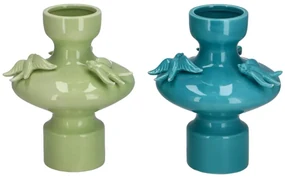 Vosteen Keramická váza Dolo 14,5cm Variant: Tyrkysová