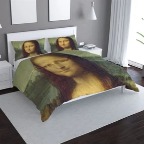 Sablio Obliečky Mona Lisa - Leonardo da Vinci - 140x220 / 90x70