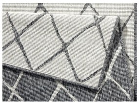 Sivo-krémový vonkajší koberec NORTHRUGS Malaga, 80 x 150 cm